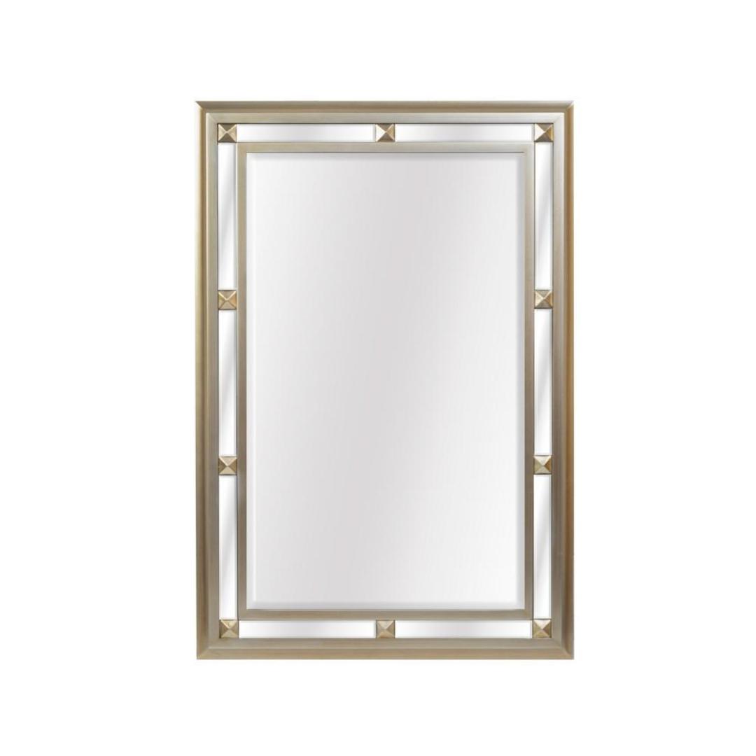 Champagne Bevelled Wall Mirror image 0